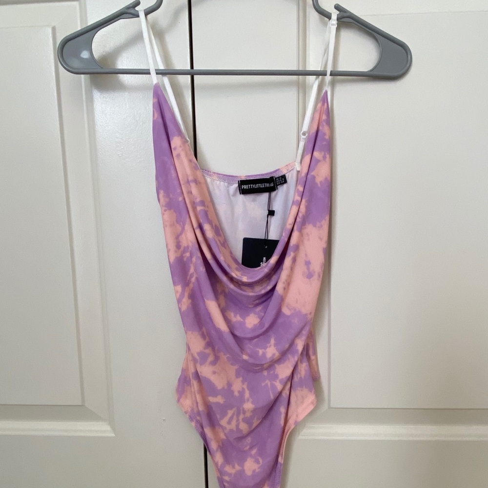 Pretty Little Thing Cowl Neck Bodysuit